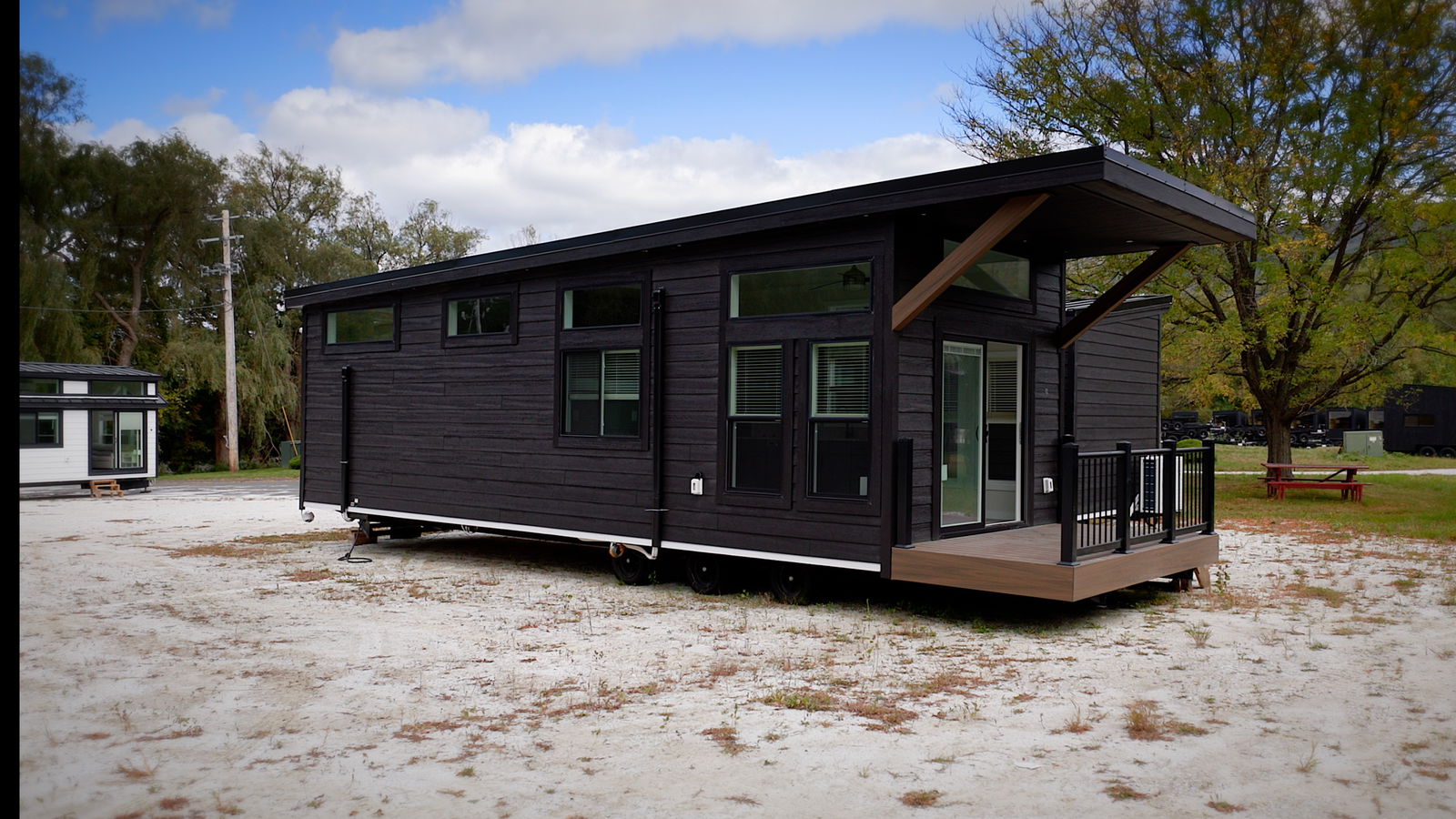 Modern Wedge Tiny House - 2 bed, 1 bath, 400 sqft in Adams, Massachusetts